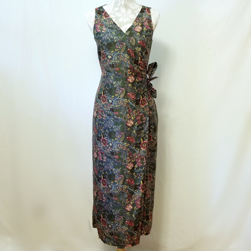 Easton Pearson Bow + Arrow Silk Wrap Dress Sz 10